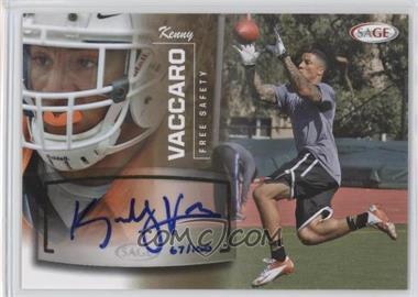 2013 SAGE - Autographs - Gold #56 - Kenny Vaccaro /100