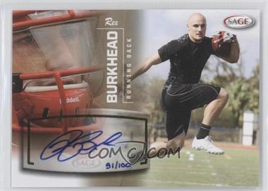 2013 SAGE - Autographs - Gold #9 - Rex Burkhead /100