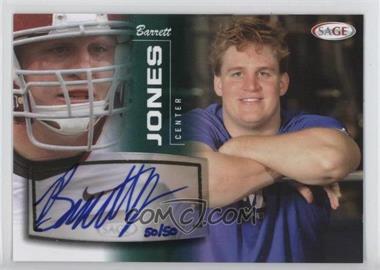 2013 SAGE - Autographs - Green #23 - Barrett Jones /50