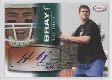 2013 SAGE - Autographs - Green #7 - Tyler Bray /50