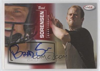 2013 SAGE - Autographs #52 - Brad Sorensen