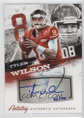 2013 SAGE Hit - Artistry Autographs #AA-11 - Tyler Wilson /100