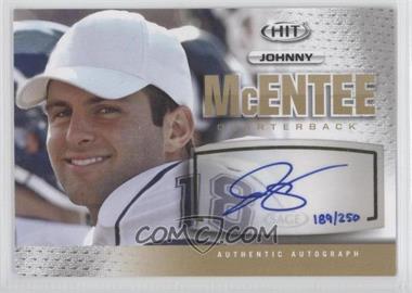 2013 SAGE Hit - Autographs - Gold #A107 - Johnny McEntee /250