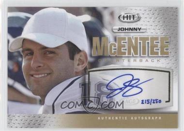 2013 SAGE Hit - Autographs - Gold #A107 - Johnny McEntee /250