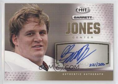 2013 SAGE Hit - Autographs - Gold #A125 - Barrett Jones /250