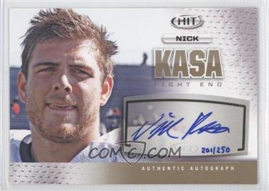 2013 SAGE Hit - Autographs - Gold #A144 - Nick Kasa /250