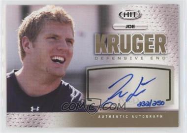 2013 SAGE Hit - Autographs - Gold #A149 - Joe Kruger /250