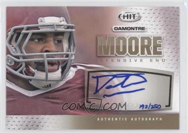 2013 SAGE Hit - Autographs - Gold #A9 - Damontre Moore /250