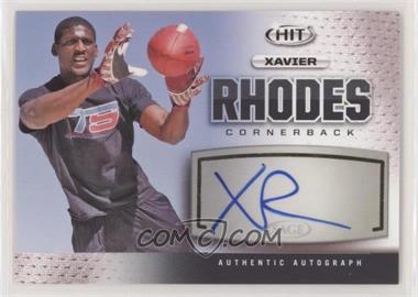 2013 SAGE Hit - Autographs - Silver #A127 - Xavier Rhodes