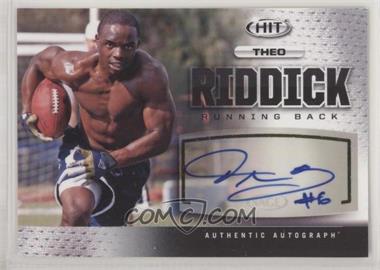 2013 SAGE Hit - Autographs - Silver #A136 - Theo Riddick