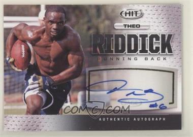 2013 SAGE Hit - Autographs - Silver #A136 - Theo Riddick