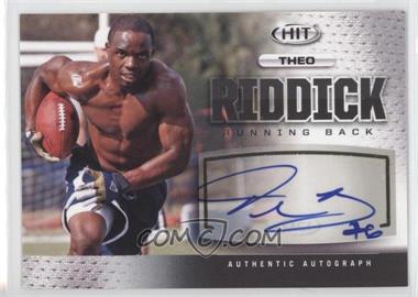 2013 SAGE Hit - Autographs - Silver #A136 - Theo Riddick