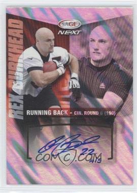 2013 SAGE Next - [Base] - Holofoil #20 - Rex Burkhead /5