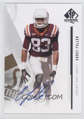 2013 SP Authentic - [Base] - Autographs #42 - Corey Fuller