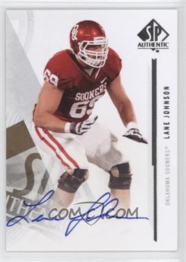 2013 SP Authentic - [Base] - Autographs #81 - Lane Johnson