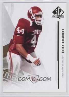 2013 SP Authentic - [Base] #134 - Brian Bosworth