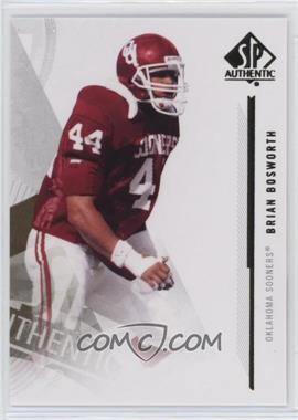 2013 SP Authentic - [Base] #134 - Brian Bosworth