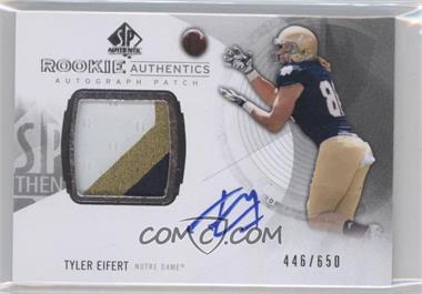 2013 SP Authentic - [Base] #160 - Rookie Autograph Patch - Tyler Eifert /650