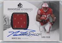 Rookie Autograph Patch - Montee Ball #/650