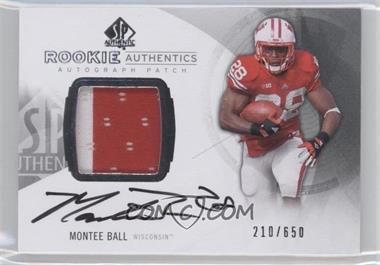 2013 SP Authentic - [Base] #164 - Rookie Autograph Patch - Montee Ball /650