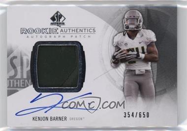 2013 SP Authentic - [Base] #174 - Rookie Autograph Patch - Kenjon Barner /650