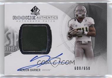 2013 SP Authentic - [Base] #174 - Rookie Autograph Patch - Kenjon Barner /650