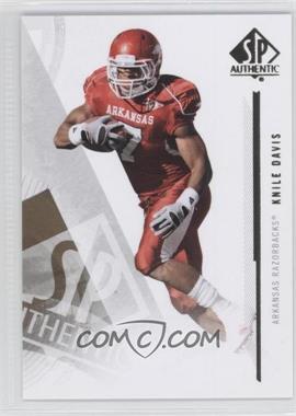 2013 SP Authentic - [Base] #25 - Knile Davis