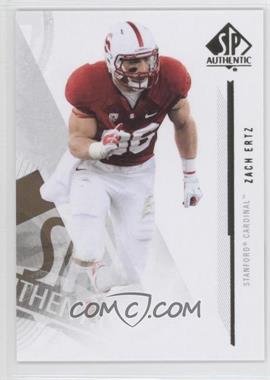 2013 SP Authentic - [Base] #34 - Zach Ertz