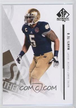 2013 SP Authentic - [Base] #91 - Manti Te'o