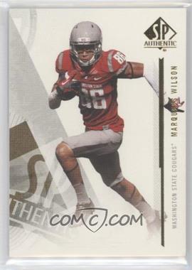 2013 SP Authentic - Canvas Collection #CC-49 - Marquess Wilson