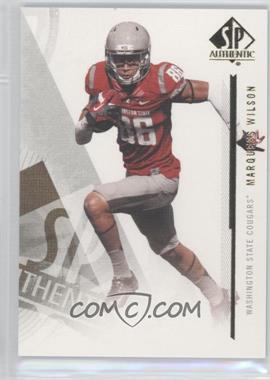 2013 SP Authentic - Canvas Collection #CC-49 - Marquess Wilson