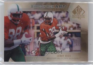 2013 SP Authentic - Shadow Box Art #SBA-15 - Jerry Rice