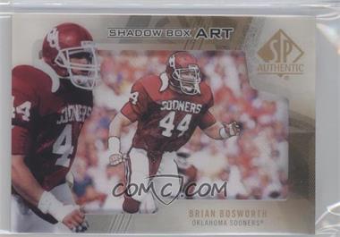 2013 SP Authentic - Shadow Box Art #SBA-22 - Brian Bosworth