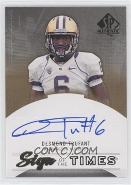 2013 SP Authentic - Sign of the Times #ST-DT - Desmond Trufant