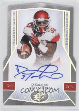 2013 SPx - [Base] - Die-Cut Autographs #127 - Rookie Signatures - Dennis Johnson /25