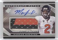 Rookie Autograph Jersey - Markus Wheaton [EX to NM] #/30