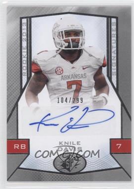 2013 SPx - [Base] #100 - Rookie Signatures - Knile Davis /299