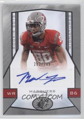 2013 SPx - [Base] #130 - Rookie Signatures - Marquess Wilson /299