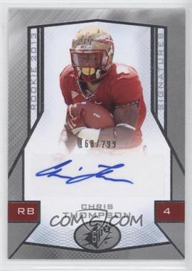 2013 SPx - [Base] #97 - Rookie Signatures - Chris Thompson /299