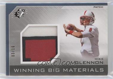 2013 SPx - Winning Big Materials - Patch #WB-MG - Mike Glennon /10