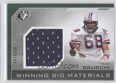 2013 SPx - Winning Big Materials #WB-TB - Tedy Bruschi /250