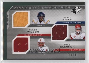 2013 SPx - Winning Materials Trios #WT-SWG - Geno Smith, Tyler Wilson, Mike Glennon /99