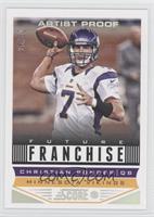 Future Franchise - Christian Ponder #/32