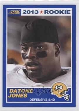 2013 Score - [Base] - Blue #355 - Rookie - Datone Jones