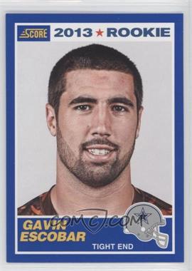 2013 Score - [Base] - Blue #367 - Rookie - Gavin Escobar