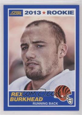 2013 Score - [Base] - Blue #416 - Rookie - Rex Burkhead