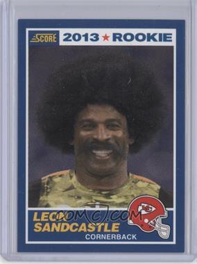 2013 Score - [Base] - Blue #441 - Rookie - Leon Sandcastle (Deion Sanders)