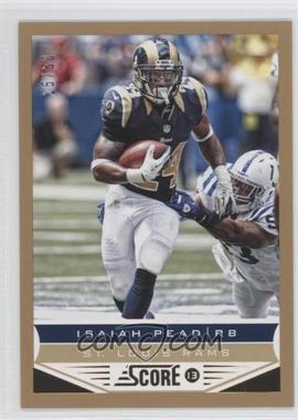 2013 Score - [Base] - Gold Zone #176 - Isaiah Pead /50