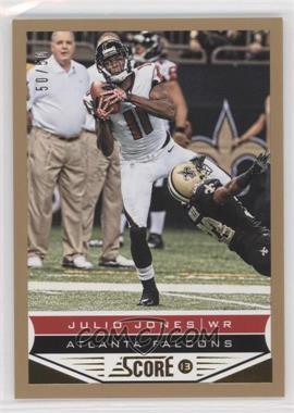 2013 Score - [Base] - Gold Zone #8 - Julio Jones /50