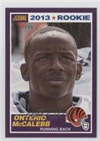 Rookie - Onterio McCalebb #/99